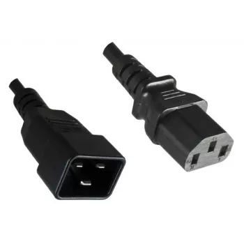 Microconnect PE030605 strāvas kabelis melns 0.5 m C13 savienotājs C20 savienotājs