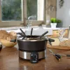 Fondī komplekts Taurus FF2 2 L 8 personām, nerūsējošā tērauda korpuss, 1000 W, 230 V, melns/sudrabs