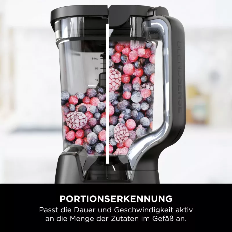 Ninja TB301EU Detect Power Mixer Pro blenderis, 1,2 kW, 6 automātiskās programmas, melns