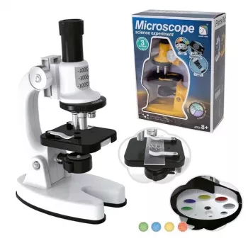 Mikroskops Ascato 124582, 40× palielinājums, LED apgaismojums, izglītības laboratorijas mikroskops