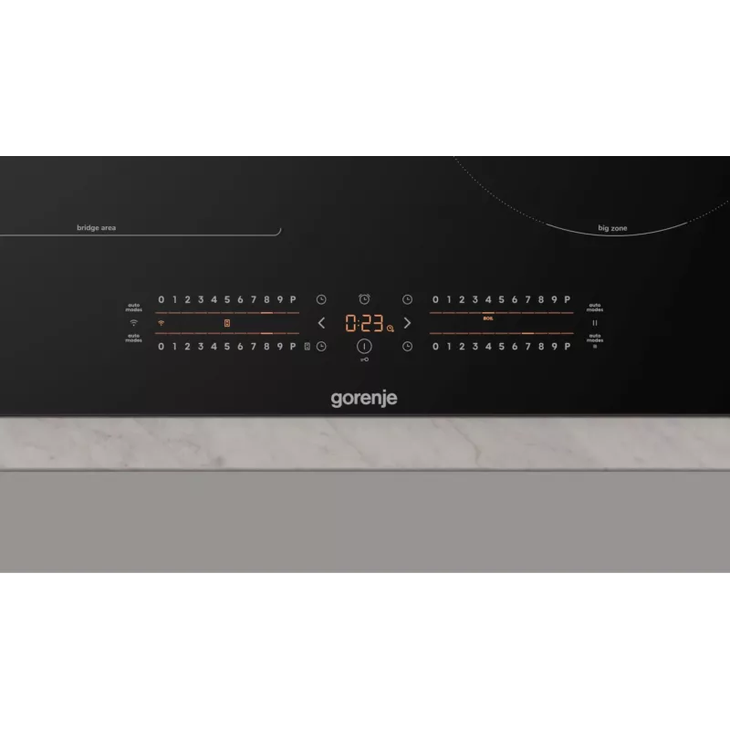 Gorenje GI6432BCWF Melna iebūvējamā 60 cm zonas indukcijas plīts ar 4 zonām