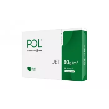 Biroja kopētājpapīrs POLJET 9938A80 (A4; 80g/m²; 500 loksnes; balts, matēts)