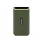 Transcend ESD380C TS2TESD380C portatīvais SSD 2 TB, USB 3.2 Gen 2x2, USB-C, 2000 MB/s, militāri zaļš