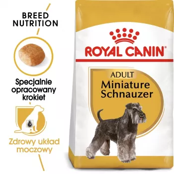 Sausā suņu barība Royal Canin Miniature Schnauzer Adult, ar putnu gaļu, 3 kg, mazām šķirnēm