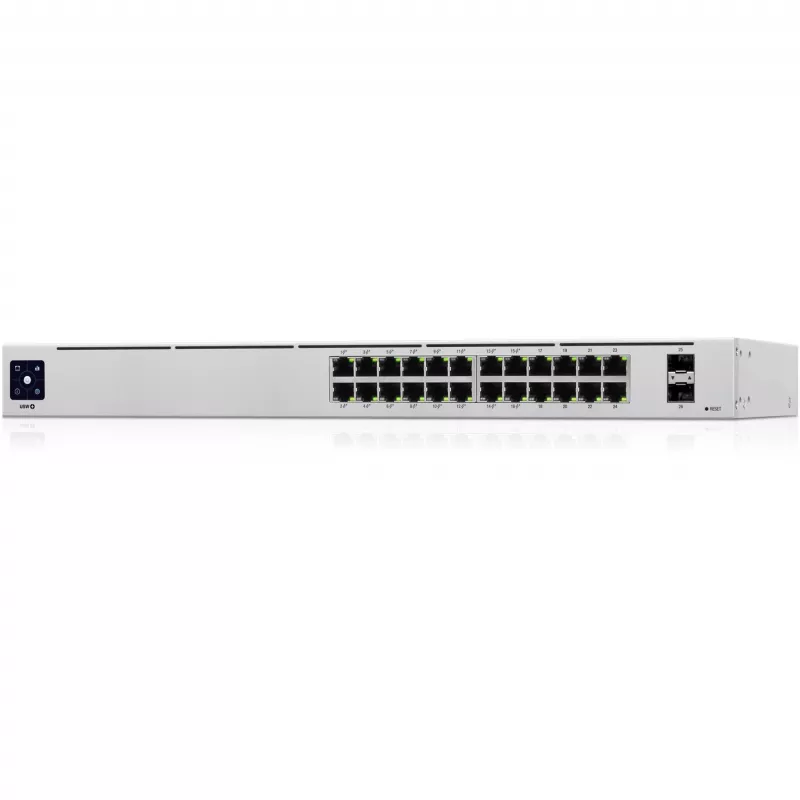 Ubiquiti Networks UniFi USW-24 pārvaldāms L2 Gigabit Ethernet slēdzis (bez PoE), 24 porti, 2 SFP, 1U