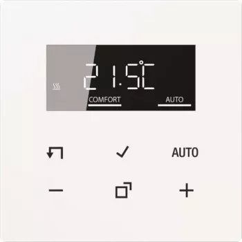 JUNG LS1790DWW Displeja standarts telpas temperatūras regulēšanai