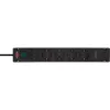 Brennenstuhl Bremounta pagarinātājs ar 5 rozetēm un 2x USB-C, 3 m, melns