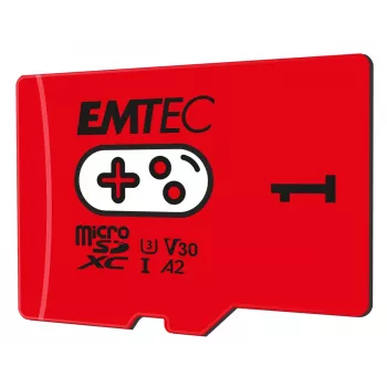 Emtec 1TB UHS-I U3 V30 A2 Gaming Rouge microSDXC atmiņas karte ECMSDM1TXCU3G