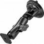RAM Mounts Twist-Lock Zema Profila Piesūcekņa Dubultā Lodveida Stiprinājums Melns RAP-B-166-2U