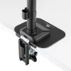 Maclean MC-929 galda virsmas pastiprinājuma plāksne monitora galda stiprinājumiem, melna