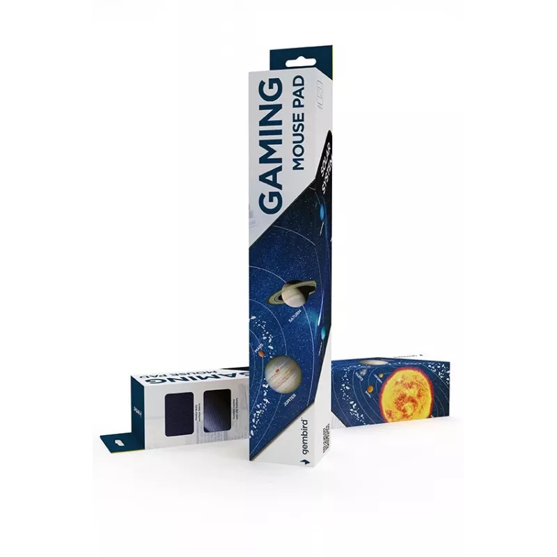 Gembird MP-SOLARSYSTEM-XL-01 Gaming pelējuma paliktnis īpaši liels Kosmoss 350 x 900 mm