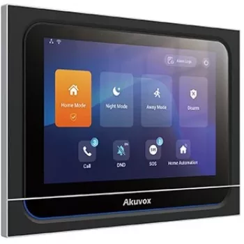 Akuvox X933H Melns 7 inch Skārienekrāna Viedās Mājas Centrālā Vadības Ierīce