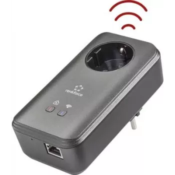 Renkforce PL600D WiFi Powerline WLAN viens adapteris 500 MBit/s (RF-3385556)