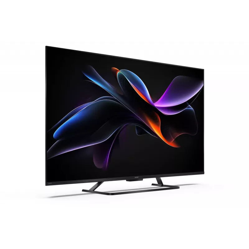 Sharp 55HR7265E 55 collu 4K Smart TV ar Google TV, melns, Enerģijas klase F