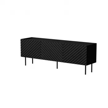 Cama LUCCA 3D TV skapis 165x40x59 melns