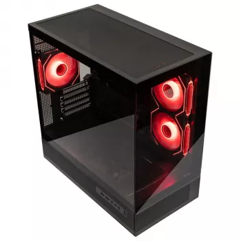 GSI SmartAssembly ARGB Stikla Micro-ATX korpuss - 650W