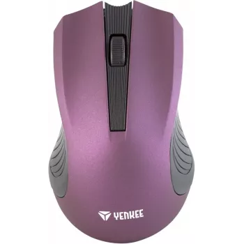 Yenkee YMS 2015PE Monaco 2.4GHz optiskā simetriskā bezvadu pele, 3 pogas, Violeta