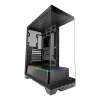 TACENS Mars Gaming MCPRISMA Midi Tornis PC korpuss, Melns, rūdīts stikls, atbalsta ATX/Micro-ATX/Mini-ITX, 2x3.5 collu + 2x2.5 collu sloti