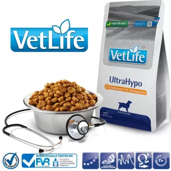 FARMINA Vet Life Ultrahypo Canine - sausa suņu barība - 2 kg