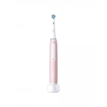 Oral-B iO3 sērijas elektriskā zobu birste, Blush Pink, 3 režīmi, 1 uzgalis
