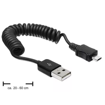 DeLOCK USB 2.0-A / USB micro-B kabelis 0.6 m