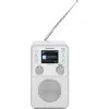 Digitālais radio TECHNISAT DigitRadio 317 Balts — FM un DAB+ uztveršana, kompakts galda modelis