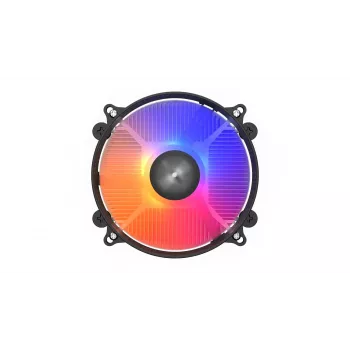 CPU dzesētājs KRUX Integrator RGB KRX0093 ar 120 mm PWM ventilatoru, ARGB apgaismojumu, 85 W TDP, AM4 atbalsts