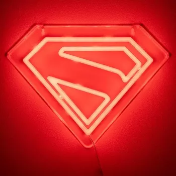 Paladone Superman PP14478SMTVN sienas LED neonzīme, dekoratīva sienas zīme