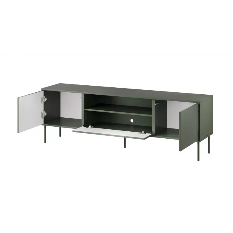 Cama EF TRESSE RTV skapis 180x40x54.5 matēts zaļš