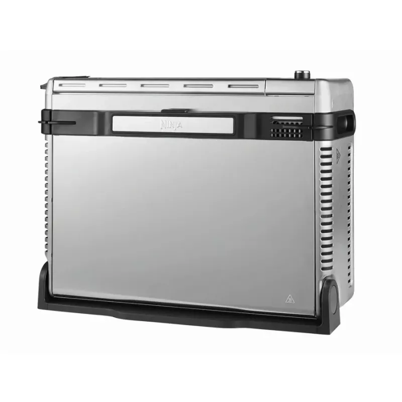 Ninja SP101 Single 10 L Brīvstāvošs 2400 W Karstā gaisa fritieris Melns, Nerūsējošais tērauds