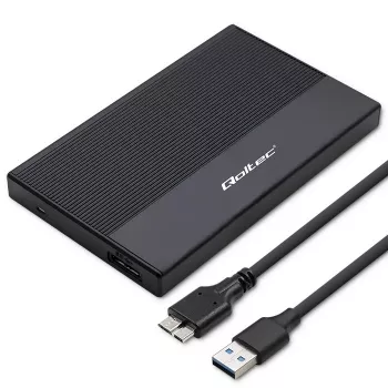 Korpuss 2.5 collu SATA SSD/HDD QOLTEC 52277 USB 3.0