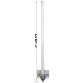 ALLNET antena 2,4 GHz 8dBi Omni āra N-Type-Sieviete ANT-24-1T1R-OMNI-8dbi