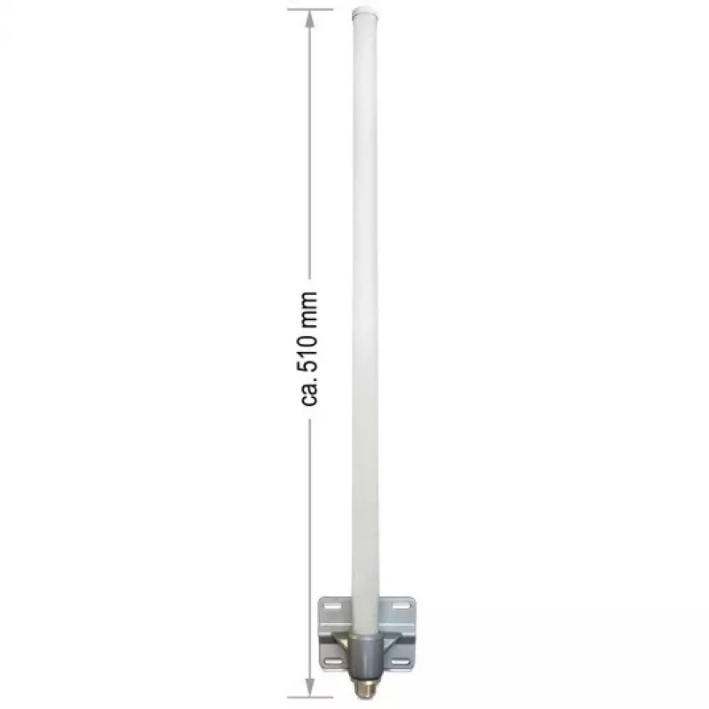 ALLNET antena 2,4 GHz 8dBi Omni āra N-Type-Sieviete ANT-24-1T1R-OMNI-8dbi
