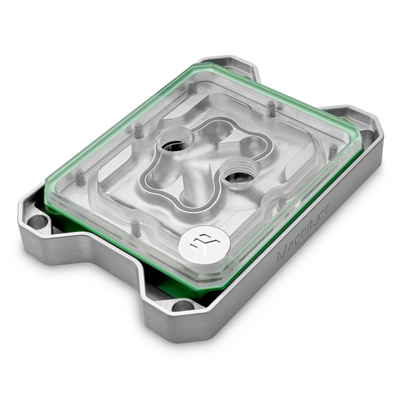 Dekoratīvs alumīnija akcents EK Water Blocks 3831109844519 Zaļš