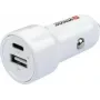 SKROSS Dual Auto Lādētājs 65W PD ar USB-C kabeli balts (SKCHCA0365WPDCN)