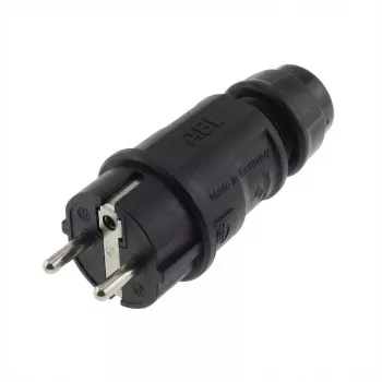 ABL 100000075 Hightech savienotājs, SCHUKO, Elamid, Zils, IP20, Tips 1580
