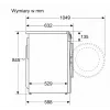 Veļas mazgājamā mašīna Bosch WGE02201PL — 8 kg, 1200 RPM, 55 L cilindrs, LED displejs, invertors