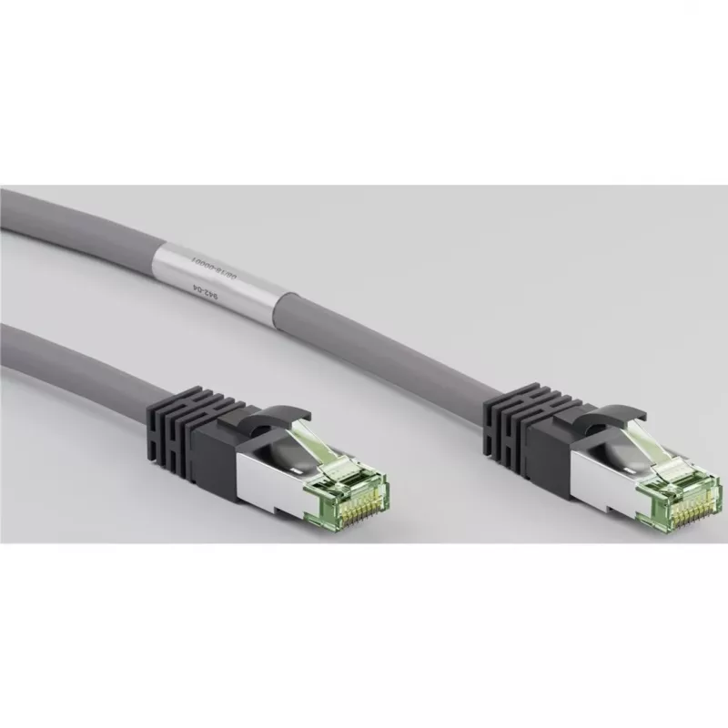Goobay CAT 8.1 Patch Kabelis, S/FTP (PiMF), Pelēks, 3 m - LSZH Halogēns-Brīvs, Vara AWG 24 (55138)