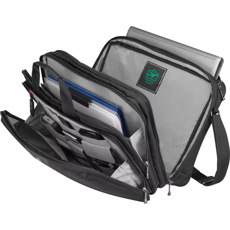 Wenger/SwissGear Legacy 17 portfeļa soma 43.2 cm (17 inch) Melna, Pelēka