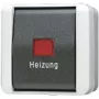 Jung 806 HW Elektriskais slēdzis 1P Melns - Balts (806HW)