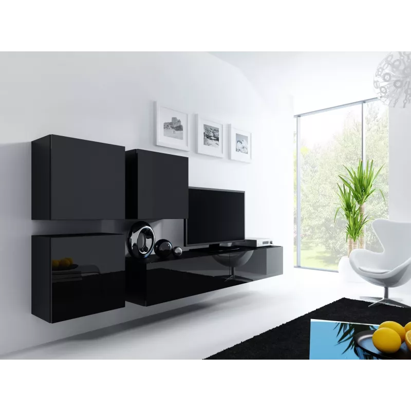 Cama TV statīvs VIGO '180' 30/180/40 melns/melns glancēts