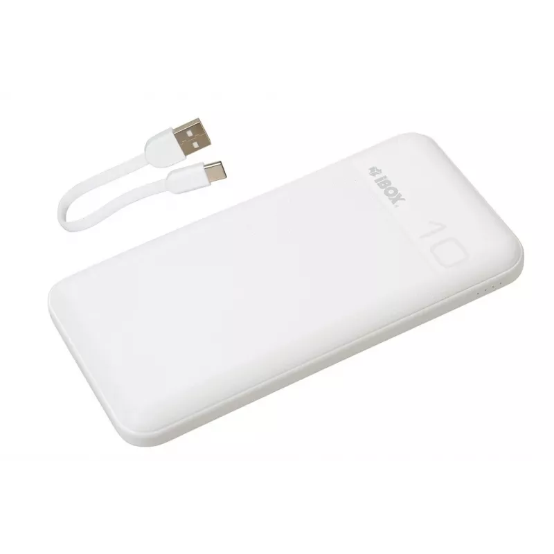 Portatīvais akumulators IBOX IPB10 10000 mAh, Li-Ion, Quick Charge 3.0, USB-C un USB-A izejas, 20W PD