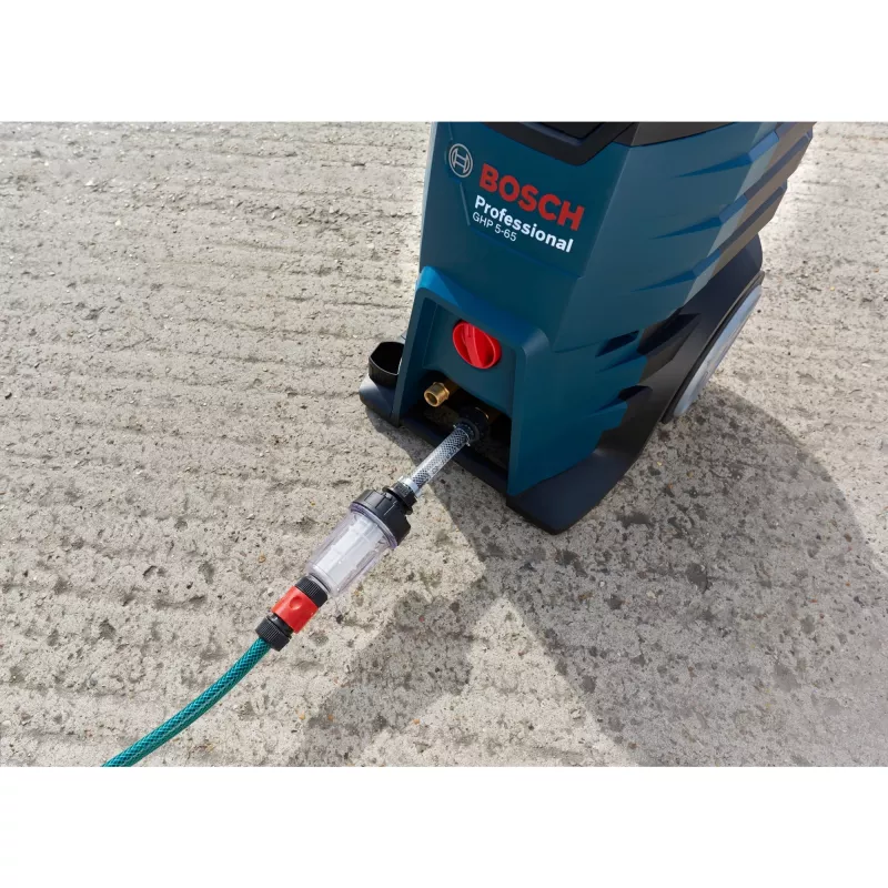 Bosch GHP 5-65 profesionālais spiediena mazgātājs, vertikāls, elektrisks, 8.7 l/h, zils