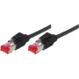 Tecline 718015S Ethernet Patch Cable Melns