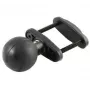 RAM Mounts kvadrātveida staba skavas pamatne stabiem līdz 2 collām, lodītes diametrs 5,71 cm
