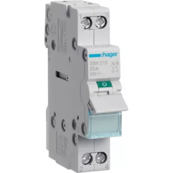 Hager SBN216 Strāvas slēdzis 16A 440V 1 modulis