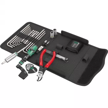 Guitar instrumentu komplekts 9100 Kraftform compact, 27 daļas (melns)