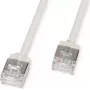 ROLINE U/FTP Patch Cable Cat.6A īpaši īss RJ45 pelēks 1.5m - tīkla kabelis - FTP (21.15.4504)
