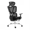 Biroja krēsls mark adler Expert 4.6 Black, grozāms krēsls MA-EXPERT 4.6 BLACK, melns polsterējums, regulējamas funkcijas