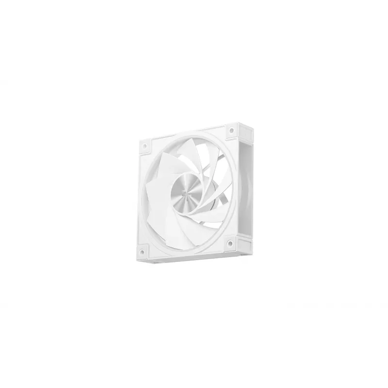 PC korpuss DeepCool CG580 4F V2 Midi Tower Balts — ATX, rūdīts stikls, 3x120mm sānu ventilatori, 360mm sānu radiatora atbalsts